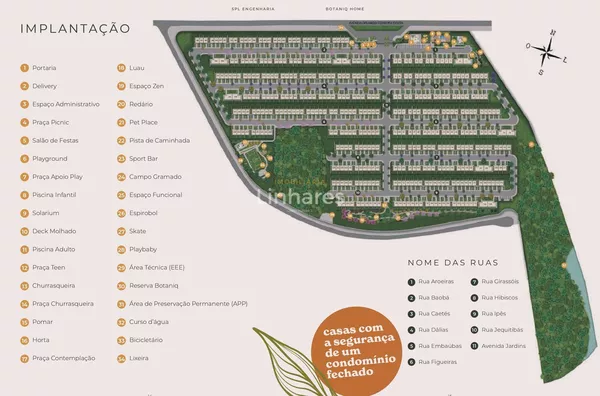 Casa em Paulínia - SPL Botaniq - Imobiliária Linhares