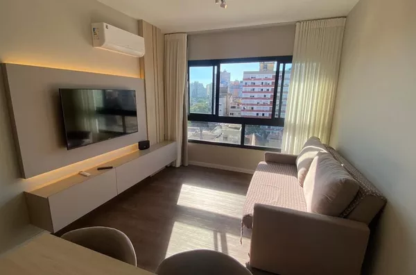 Apartamento 1 Dormitório Mobiliado no GO Cidade Baixa | 48m² | Churrasqueira | Vaga