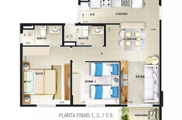 Apartamento para aluguel Vila Amélia RIBEIRAO PRETO - Foto 2