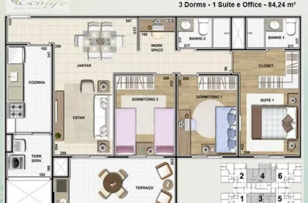 Apartamento Duplex/Cobertura para venda Jardim Botânico RIBEIRAO PRETO - Foto 2