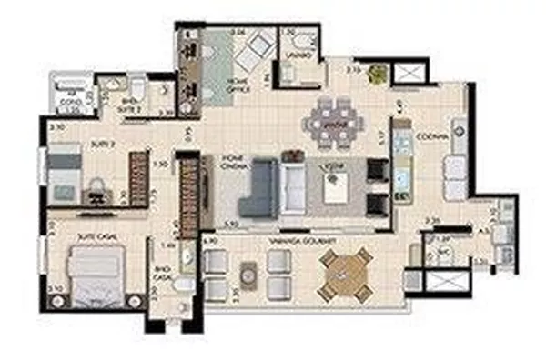 Apartamento para venda Bosque das Juritis RIBEIRAO PRETO - Foto 3
