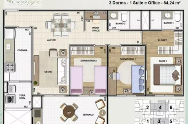 Apartamento para aluguel Jardim Botânico RIBEIRAO PRETO - Foto 3
