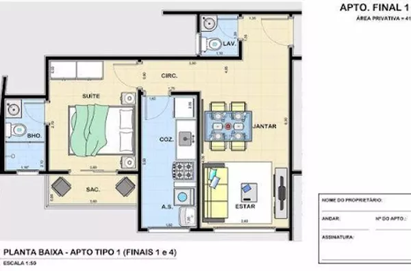 Apartamento para aluguel Jardim Paulista RIBEIRAO PRETO - Foto 1
