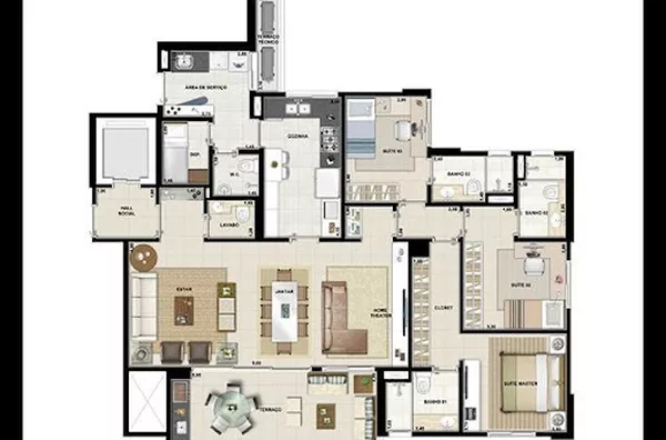 Apartamento para venda Jardim Botânico RIBEIRAO PRETO - Foto 4