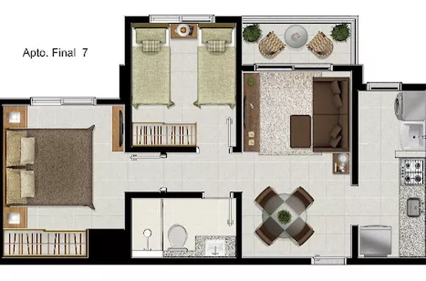 Apartamento para venda Ipiranga RIBEIRAO PRETO - Foto 4