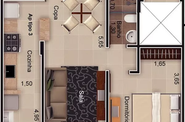 Apartamento para venda Jardim Zara RIBEIRAO PRETO - Foto 1