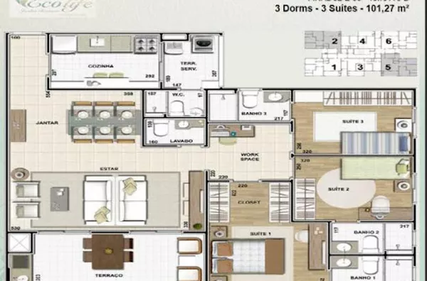 Apartamento Duplex/Cobertura para venda Jardim Botânico RIBEIRAO PRETO - Foto 5