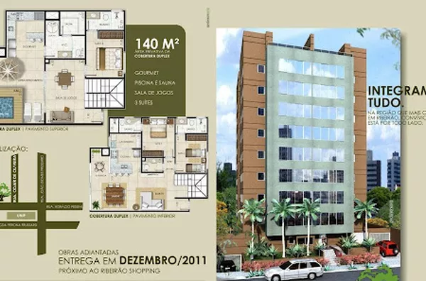 Apartamento Duplex/Cobertura para venda Nova Aliança RIBEIRAO PRETO - Foto 1
