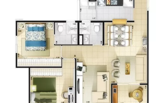 Apartamento para aluguel Parque Residencial Lagoinha RIBEIRAO PRETO - Foto 6