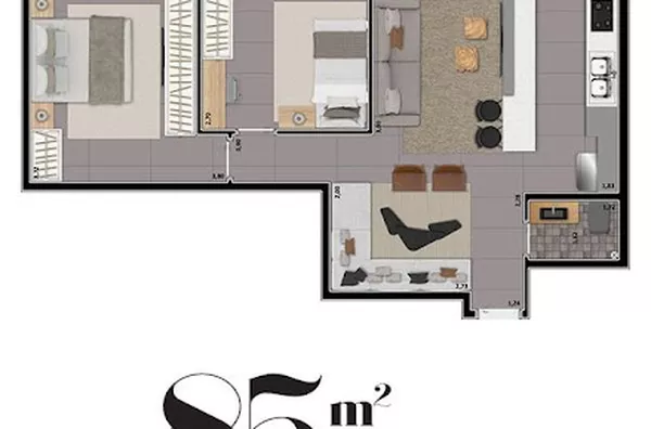 Apartamento para venda Itamarati RIBEIRAO PRETO - Foto 4
