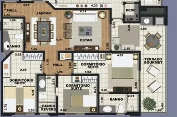 Apartamento para venda Jardim Paulista RIBEIRAO PRETO - Foto 2