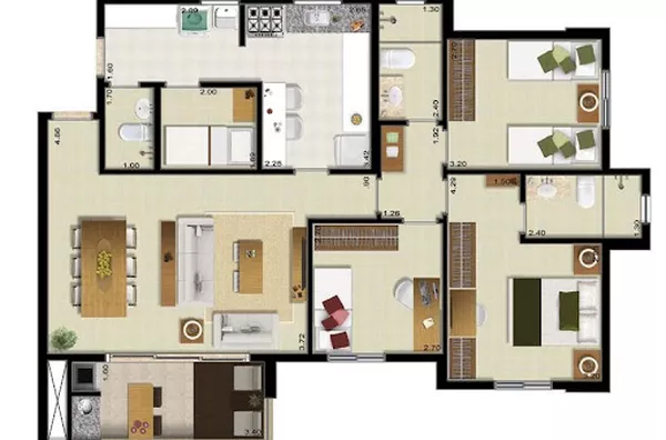 Apartamento para venda Jardim Nova Aliança Sul RIBEIRAO PRETO - Foto 6