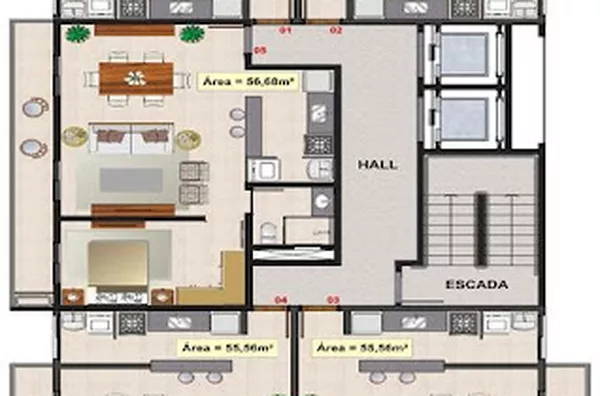 Apartamento Duplex/Cobertura para venda Jardim Palma Travassos RIBEIRAO PRETO - Foto 3