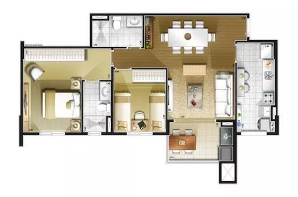 Apartamento para venda Vila do Golf RIBEIRAO PRETO - Foto 4