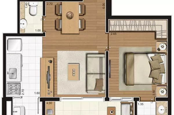 Studio para venda Campo Belo São Paulo - Foto 3