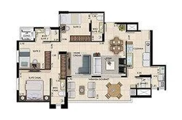 Apartamento para venda Bosque das Juritis RIBEIRAO PRETO - Foto 2