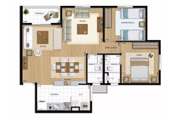 Apartamento para venda Jardim Botânico RIBEIRAO PRETO - Foto 3