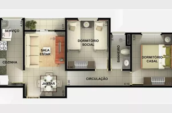 Apartamento para venda Ipiranga RIBEIRAO PRETO - Foto 3