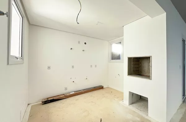 Sala com lareira