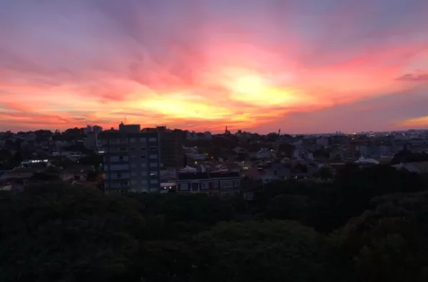 Vista do entardecer