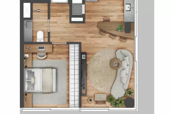 Apartamento PDNP 1700 Apto 1144