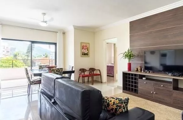 Apartamento com 2 dormitórios, sendo 1 suíte, 84 m² de área total - Edifício Madri, bairro Itaguá em Ubatuba/SP - Foto 2