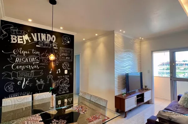 Apartamento 2 dormitórios 58m² - Morada Real, Jardim Gurilândia em Taubaté/SP - Foto 2