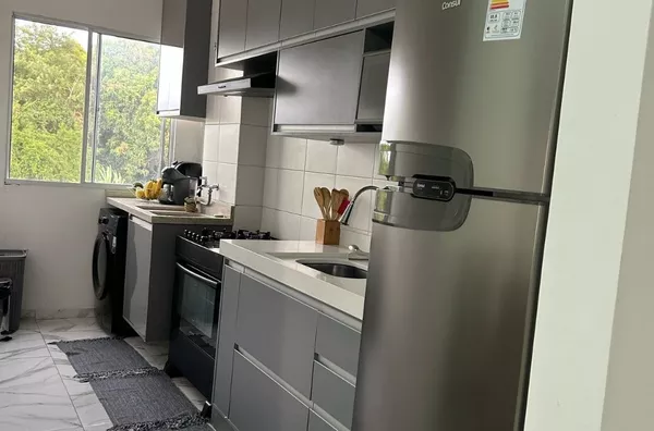 Apartamento com 2 dormitórios 48,23m² - Edifício Mantiqueira, Loteamento Residencial Parque das Araucárias Tremembé-SP - Foto 5