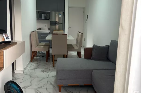 Apartamento com 2 dormitórios 48,23m² - Edifício Mantiqueira, Loteamento Residencial Parque das Araucárias Tremembé-SP - Foto 3