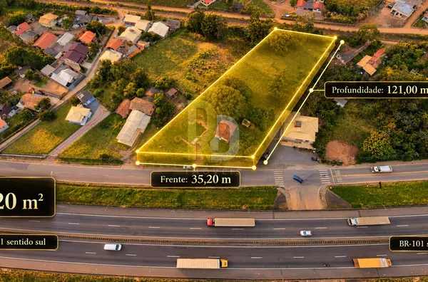 Terreno Comercial à Venda -  Santiago, Pescaria Brava