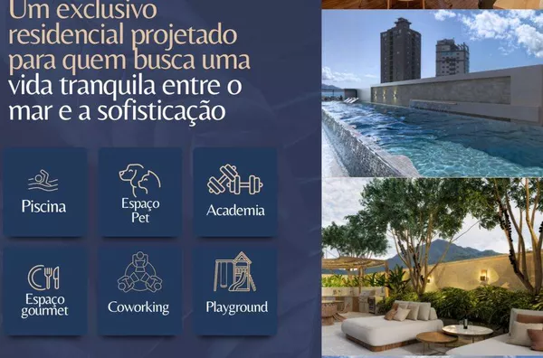 VENDA DE APARTAMENTO NO RESIDENCE PORTO FLOWW  PEREQUE PORTO BELO SC