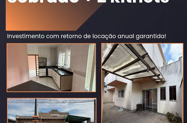 VENDA DE CASA DE DOIS ANDARES E DUAS KITNETS NO PEREQUÊ