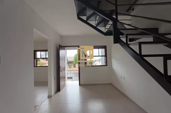 Aluguel de Sobrado Geminado em Sapiranga, Centenário - Churrasqueira e Sacada