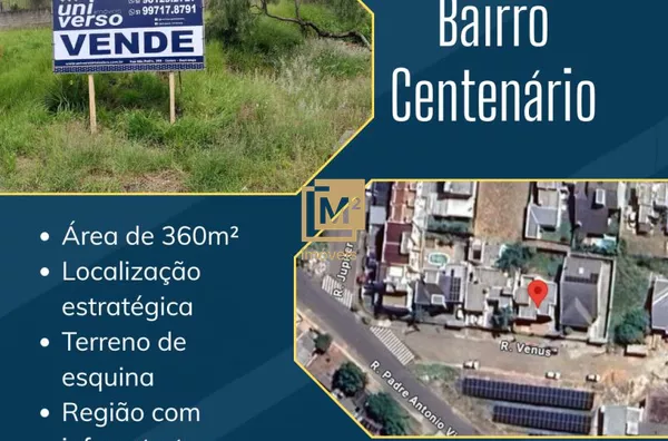 Terreno de Esquina no Bairro Centenário – 360m² na Melhor Localização de Sapiranga!