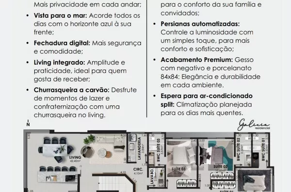 APARATAMENTO - RESIDENCIAL GALICIA - BALNEÁRIO ESPLANADA