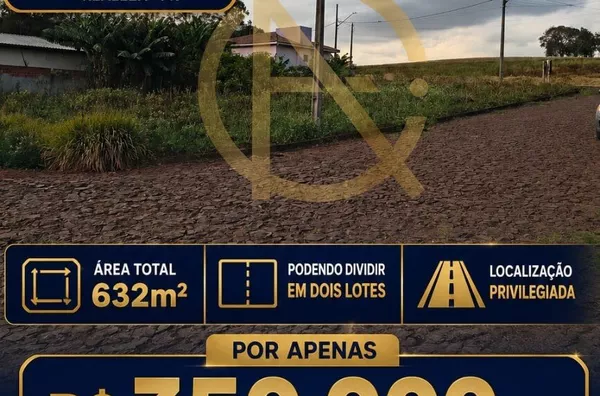 TERRENO À VENDA EM REALEZA, PODENDO SER RESIDENCIAL OU COMERCIAL