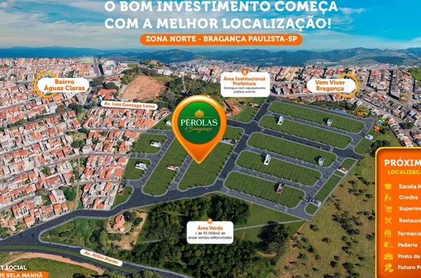 Lotes residenciais a partir de 140m² e lotes mistos a partir de 250m² em um novo bairro planejado em Bragança Pta.