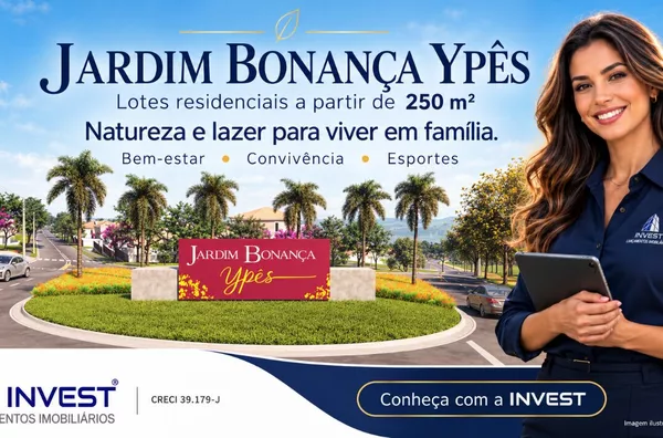 Lote residencial a partir de 250m² no Ypês Bonança em Bragança Pta - SP. Tenha lazer, segurança e qualidade de vida no mesmo local.