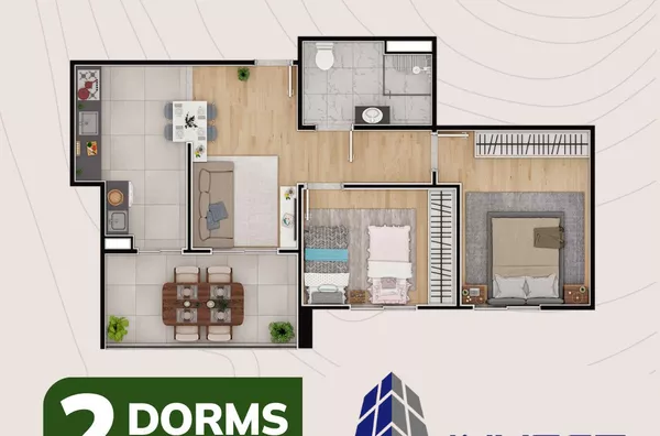 Apartamento tipo para venda Parque das Nações Atibaia