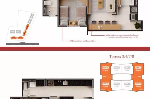 Apartamento tipo Alto Santa Helena BRAGANCA PAULISTA