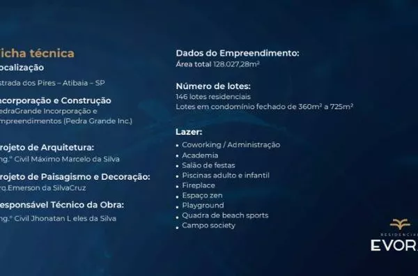 Lote em condomínio para venda Rio abaixo Atibaia