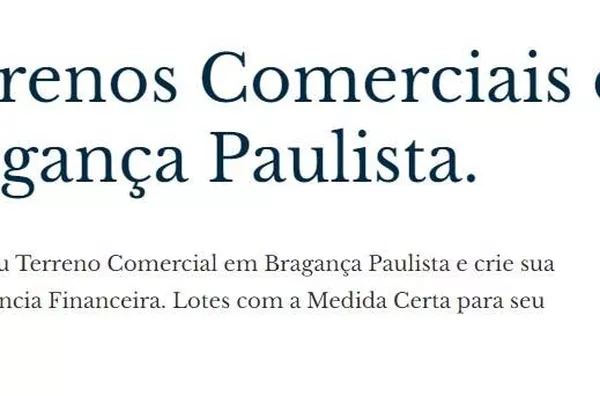 Lote residencial para venda Reserva de Bragança Residencial BRAGANCA PAULISTA
