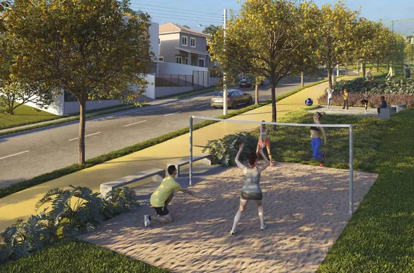 Não vendemos lotes de 250m². Vendemos sonhos, projetos, segurança, qualidade de vida, áreas verdes, lazer e um maravilhoso por do sol.