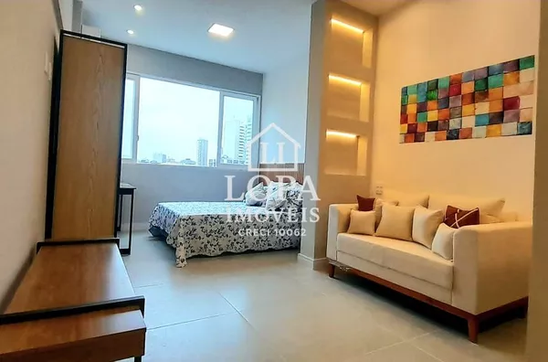 Studio porteira fechada em condominio com rooftop, espaço gourmet e lavandeira