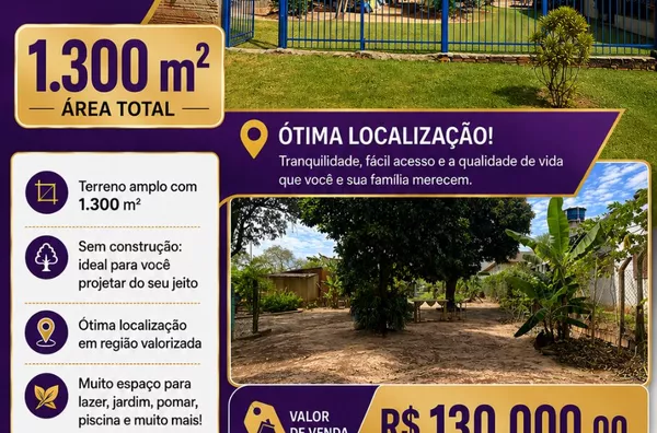 Terreno para venda,  Estancia Das Paineiras Nova Cedral, Cedral