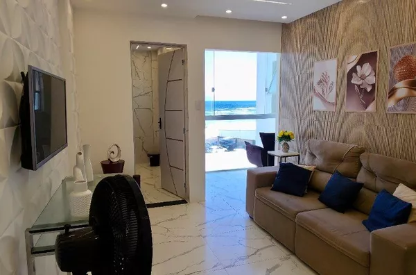 Apartamento porteira fechada e vista mar na Pituba