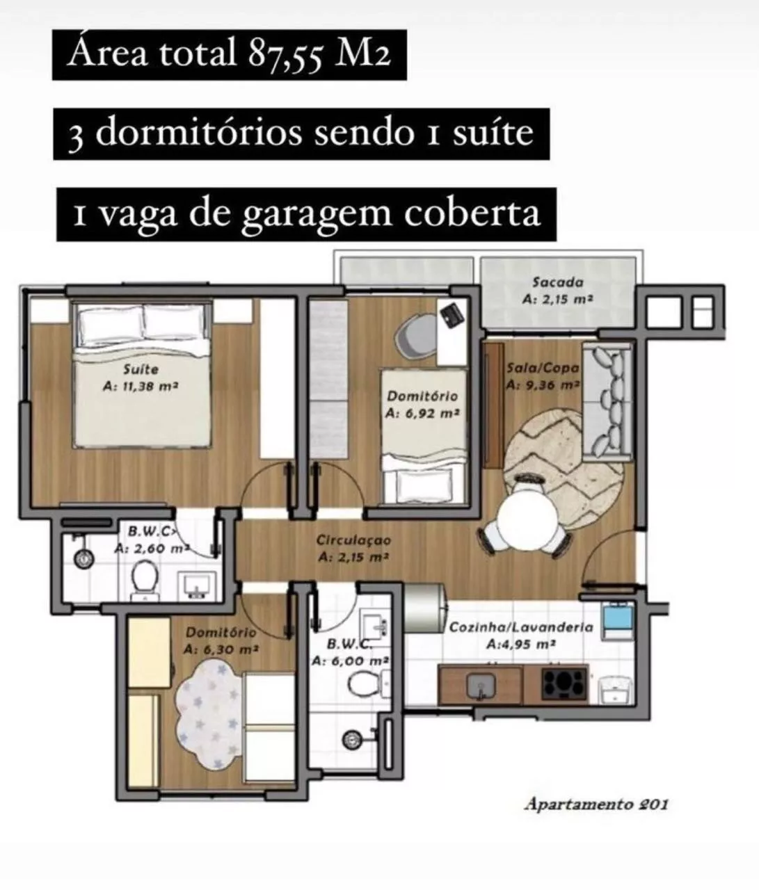 Apartamento à venda com 3 quartos, 87m² - Foto 17