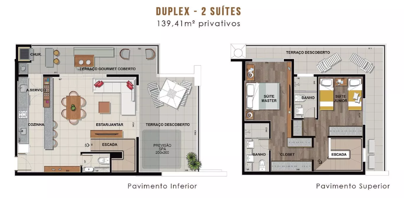 Apartamento à venda com 2 quartos, 126m² - Foto 2