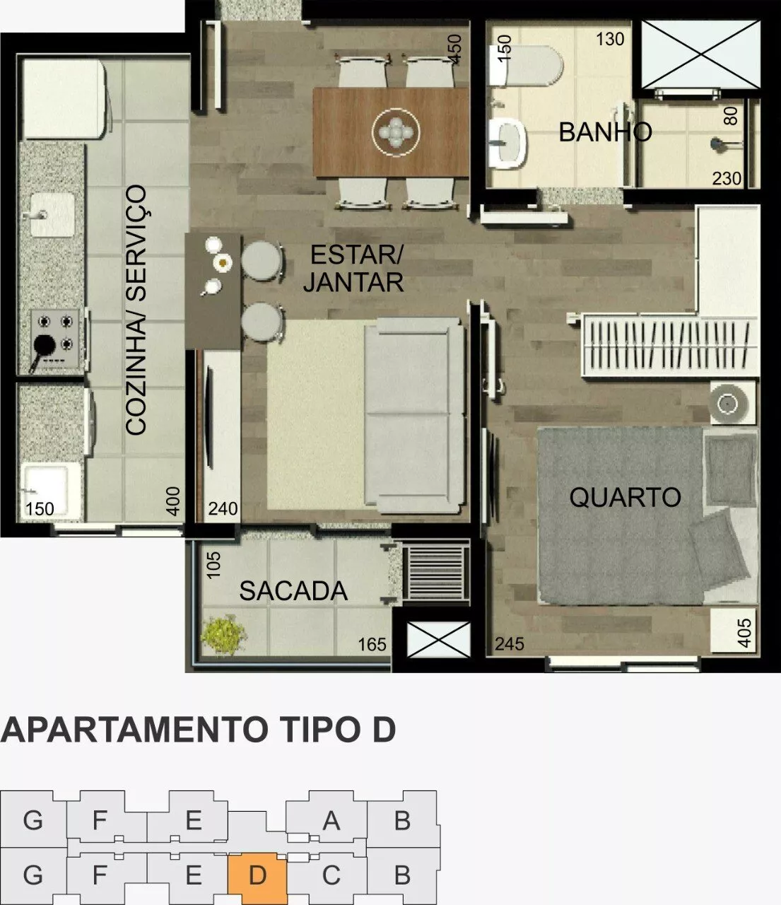 Apartamento à venda com 2 quartos, 47m² - Foto 9