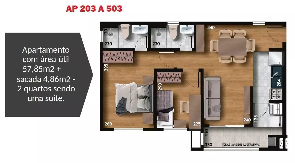 Apartamento à venda com 2 quartos, 63m² - Foto 16